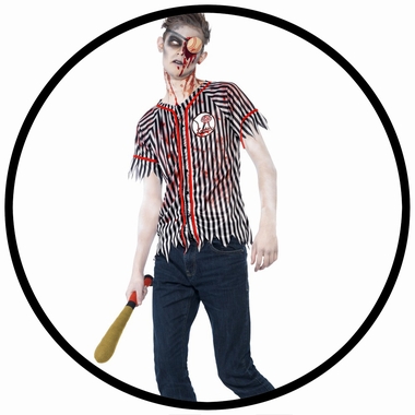 Zombie Baseball Spieler Kost�m - Klicken f�r gr�ssere Ansicht