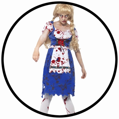 Zombie Dirndl - Zombie Bayerin Kost�m - Klicken f�r gr�ssere Ansicht