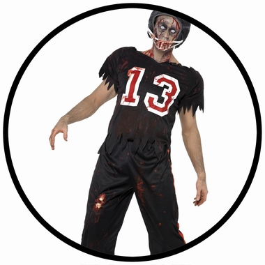 Zombie Football Spieler Kost�m - Klicken f�r gr�ssere Ansicht