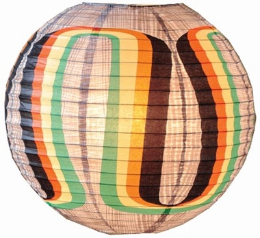 Papierlampenschirm - Rainbow