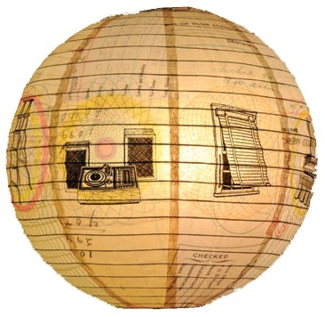 Papierlampenschirm - Turn It Up