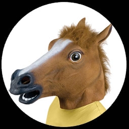 Pferdemaske Deluxe von Archie McPhee - Klicken f�r gr�ssere Ansicht