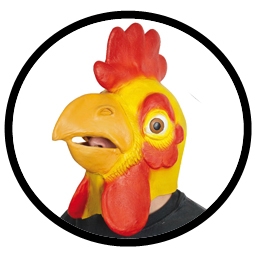 Huhn Maske - Chicken Mask - Klicken fr grssere Ansicht