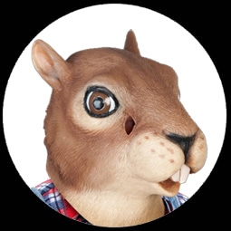 Eichh�rnchenmaske Archie McPhee - Klicken f�r gr�ssere Ansicht