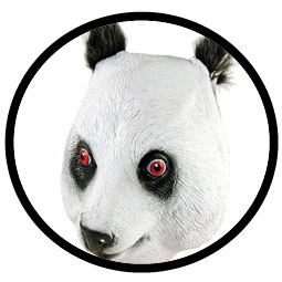 Panda Maske Erwachsene - Klicken fr grssere Ansicht