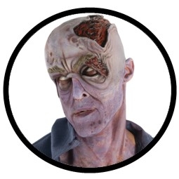 Zombie Maske - The Walking Dead - verfaulter Kopf - Klicken fr grssere Ansicht