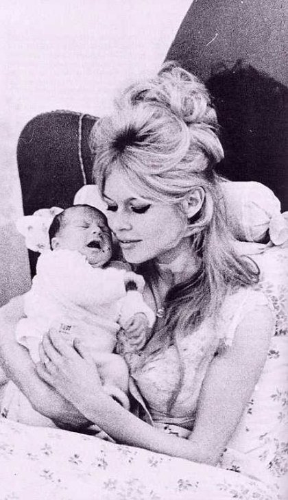 Brigitte Bardot - mit Sohn