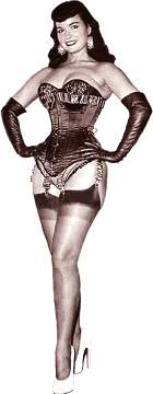 Bettie Page - stehend