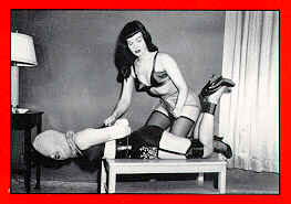 Bettie Page - am P�ckchen machen