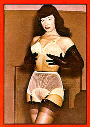 Bettie Page - BH haltend