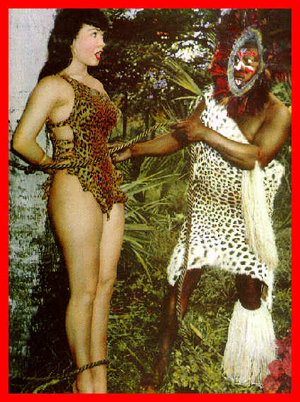 Bettie Page - am Marterpfahl