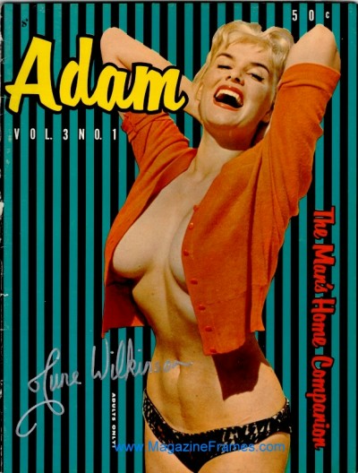 Pin Up Magazines - Adam 1958