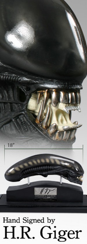 H.R. Gigers <i>Alien</i> B�ste  signiert