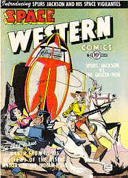 Weird Comics Covers - Space Western