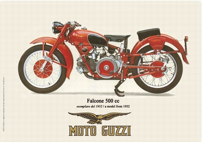 Moto Guzzi Blechschild Falcone 500cc
