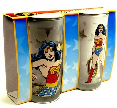 Gl�ser 2er Pack - Wonder Woman
