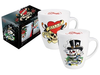 Tasse Ed Hardy 2er Set - Tattoo Flash