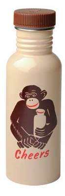 Trinkflasche - Cheers Monkey