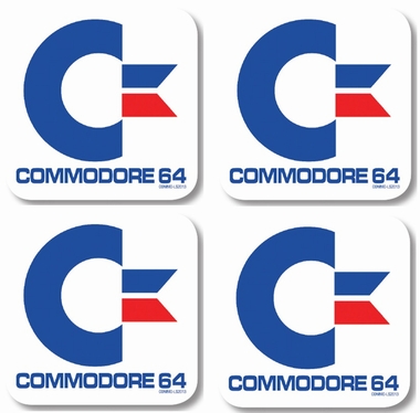 Commodore C64  Retro-Coaster Set - 4 Untersetzer