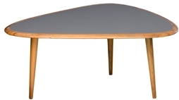 Nierentisch Fifties 50er Jahre - Klein, GRAU