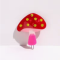 CALIFORNIA MAGIC FOREST MUSHROOM - HAAR CLIP