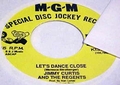 1 x JIMMY CURTIS AND THE REGENTS - LET'S DANCE CLOSE