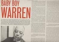 1 x BABY BOY WARREN - BABY BOY WARREN