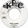 1 x LLOYD PRICE - SUCH A MESS