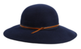 Damencloche breiter Rand - marine
