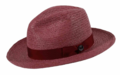 Fedora Raffia fein farbig
