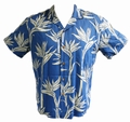 Original Hawaiihemd - Pareau Paradise - blau - Paradise Found