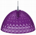 1 x PENDELLEUCHTE STELLA M - KOZIOL - TRANSPARENT VIOLETT