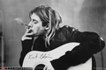 Nirvana - Kurt Cobain Smoking & Guitar