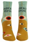 Basically Psychic - Kurze Damensocken Blue Q