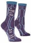 Damensocken Blue Q - I Love My Job