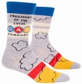 Herrensocken Blue Q - President Gas Go