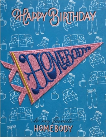 Happy Birthday - Homebody - Patch & Card