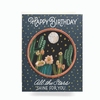 HAPPY BIRTHDAY ALL THE STARS SHINE FOR YOU PATCH & CARD