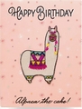 HAPPY BIRTHDAY - ALPACA - PATCH & CARD