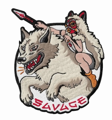 Mononoke Savage Wolf PATCH BY LA BARBUDA 