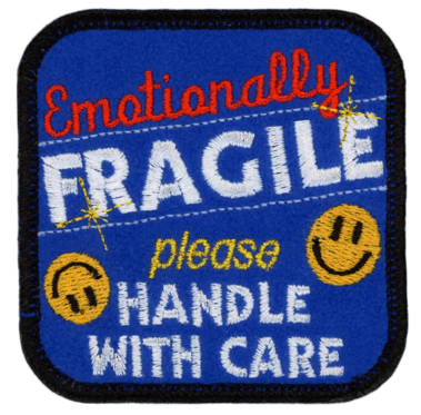 Patch -  Emotionally Fragile Blue