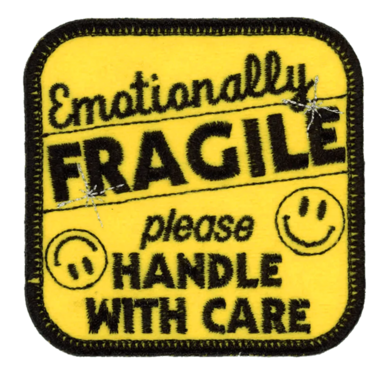 Patch -  Emotionally Fragile Yellow