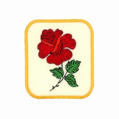 Red Rose Ivory Patch