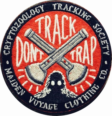 Track Don't Trap Patch - Cryptozoology Tracking Society - Glow in the Dark