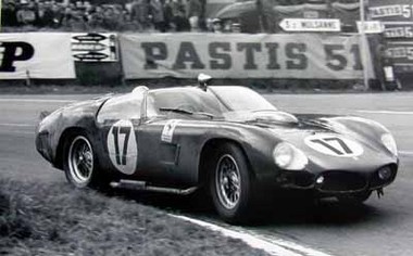 Le Mans 1961. Phill Hill, Olivier Gendebien, Ferrari 250 Testa Rossa.