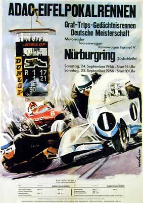ADAC Eifelpokal Rennplakat Poster