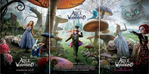 Alice in Wonderland - Tryptichon Set
