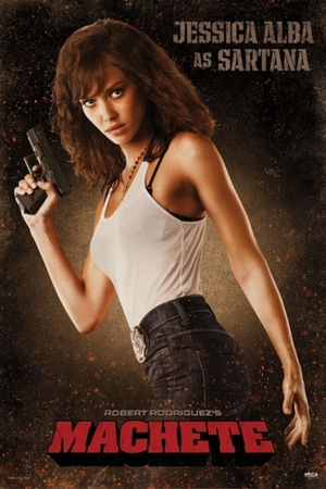 Machete Poster Jessica Alba as Sartana