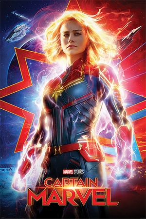 Captain Marvel Poster Higher, Further, Faster