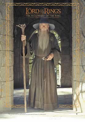 Herr der Ringe Poster Gandalf